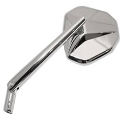 MIRROR VICTORY CHROME, ADJ.STEM, E-MARK UNI