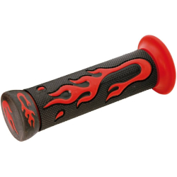 Grips Flames Red Black