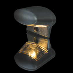 Licence Plate Light Oval Black