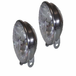 Headlight set 3,5"Stainless Steel H3