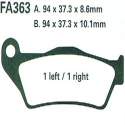 EBC REMBLOK SET SINTERED FA363HH