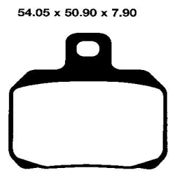 EBC BRAKE PAD SET SINTERED FA266HH