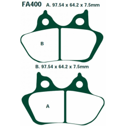 EBC REMBLOK SET ORGANISCH FA400