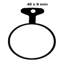 EBC BRAKE PAD SET ORGANIC FA011