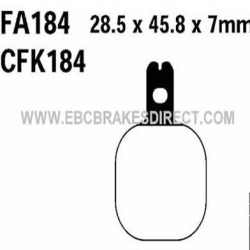 EBC BRAKE PAD SET ORGANIC FA184