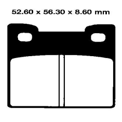 EBC REMBLOK SET ORGANISCH FA222