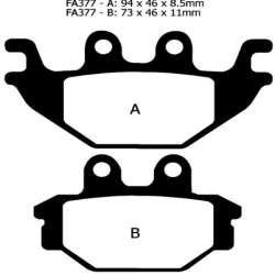 EBC REMBLOK SET ORGANISCH FA377