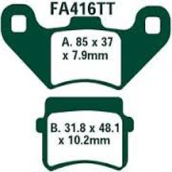 EBC REMBLOK SET ORGANISCH FA416TT