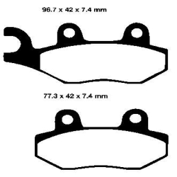 EBC REMBLOK SET ORGANISCH FA135TT