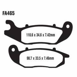 EBC REMBLOK SET ORGANISCH FA465TT