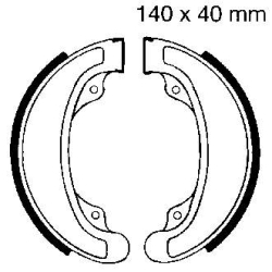 EBC Motorcycle Brake Shoe Sets H313