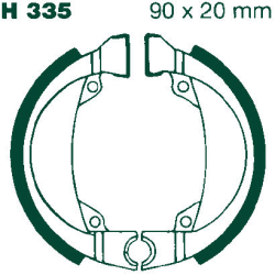 EBC Zapatos de Freno H335
