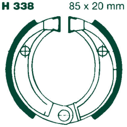 EBC Zapatos de Freno H338