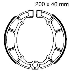 EBC Motorcycle Brake Shoe Sets Y515