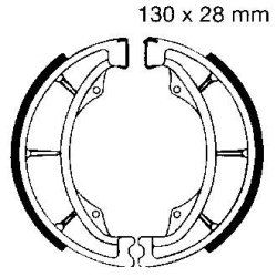 EBC Motorcycle Brake Shoe Sets S602