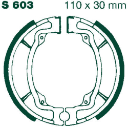 EBC Zapatos de Freno S603