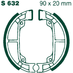 EBC Zapatos de Freno S632
