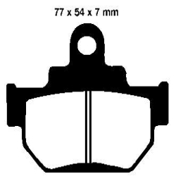 EBC Sintered Brake Pads set FA106R