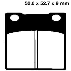 EBC BRAKE PAD SET SINTERED FA063HH