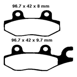 EBC REMBLOK SET SINTERED FA165HH