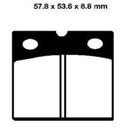 EBC BRAKE PAD SET SINTERED FA171HH