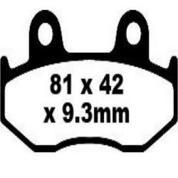 EBC Sintered Brake Pads set FA323R