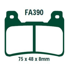 EBC BRAKE PAD SET SINTERED FA390HH