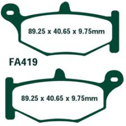 EBC BRAKE PAD SET SINTERED FA419HH