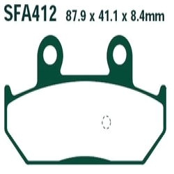 EBC Remblokken Kevlar set SFA412HH