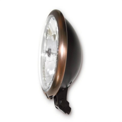 Koplamp model Bates koper/zwart 5,75"  bottom mount(E-Keur)