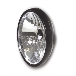 Headlight model Flat black 6,5"(E-keur)H4