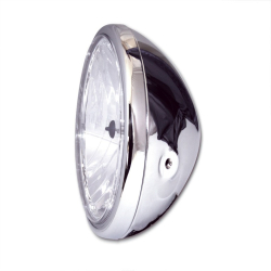 Koplamp model Reno Chrome 7"(E-keur)H4