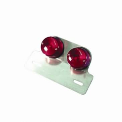 TWIN ROUND TAILLIGHT WITH BRACKET